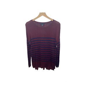 ATMOSPHERE Stripe Long Sleeve Sweater Top